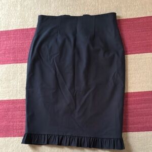 Elegant navy blue Pencil Skirt